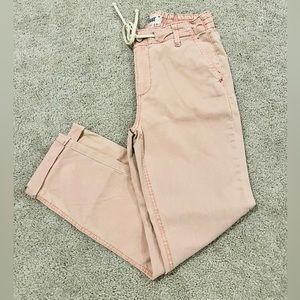 PAIGE denim girlfriend pants - light pink